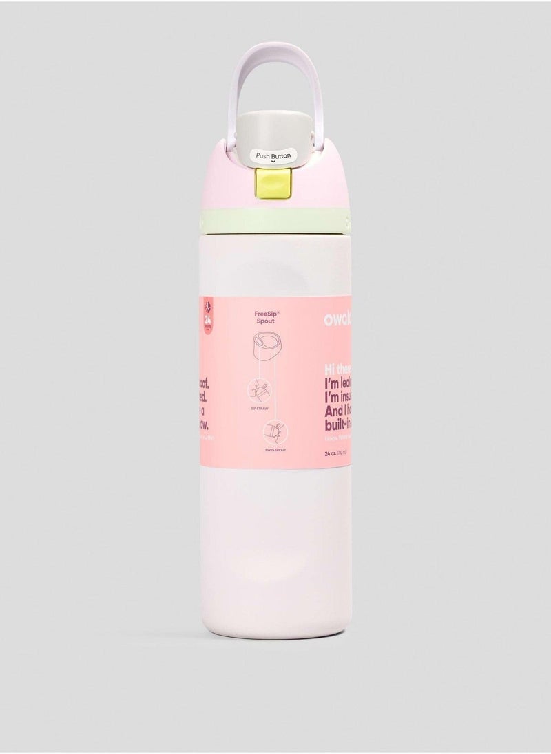 （Candy Coated 24OZ）Freesip Insulated Stainless Steel Water Bottle With Straw For Sports And Travel, Bpa-Free - view 4